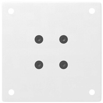 Salontafelpoten 4 st 42-44 cm staal wit 7