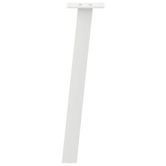 Salontafelpoten 4 st 42 cm staal wit 5