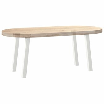 Salontafelpoten 4 st 42 cm staal wit 8