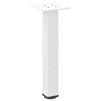 Salontafelpoten 4 st 30-32 cm staal wit 4