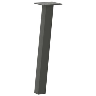 Salontafelpoten 4 st 30 cm staal antraciet 2