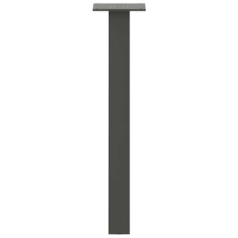 Salontafelpoten 4 st 42 cm staal antraciet 6