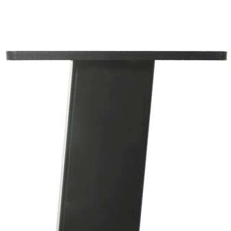 Salontafelpoten 4 st 42 cm staal antraciet 9
