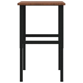 Werkbank rechthoek 100x60x(71,5-98) cm eikenhout donkerbruin 6