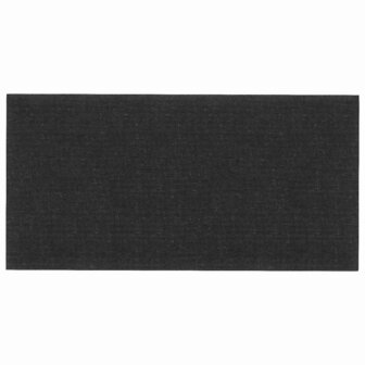 Wandpanelen 12 st 2,16 m&sup2; 60x30 cm stof zwart 3