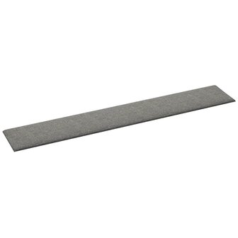 Wandpanelen 12 st 1,62 m&sup2; 90x15 cm stof lichtgrijs 4