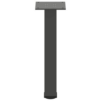 Salontafelpoten 4 st 42-44 cm staal antraciet 5