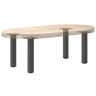 Salontafelpoten 4 st 42-44 cm staal antraciet 8