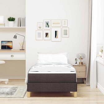 Boxspring bed Bruin 90 x 190 cm Stof, Engineered Hout 5