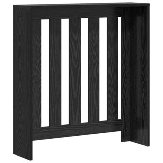 Radiatorafdekking Zwart Eiken 78 x 20 x 82 cm 6