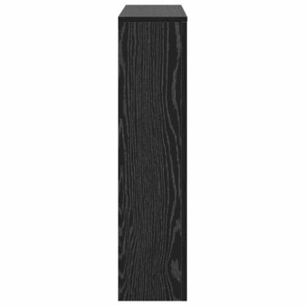Radiatorafdekking Zwart Eiken 104 x 20 x 82 cm 5
