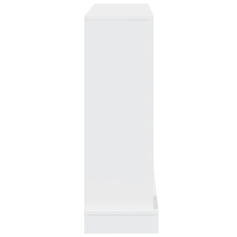 Haardombouw 100x30x87,5 cm bewerkt hout wit 5