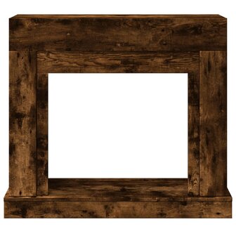 Haardombouw 100x30x87,5 cm bewerkt hout gerookt eikenkleurig 4