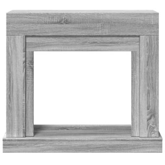 Haardombouw 100x30x87,5 cm bewerkt hout grijs sonoma eikenkleur 4