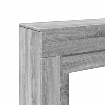 Haardombouw 100x30x87,5 cm bewerkt hout grijs sonoma eikenkleur 7