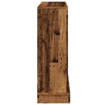 Haardombouw 100x30x87,5 cm bewerkt hout oud houtkleurig 5