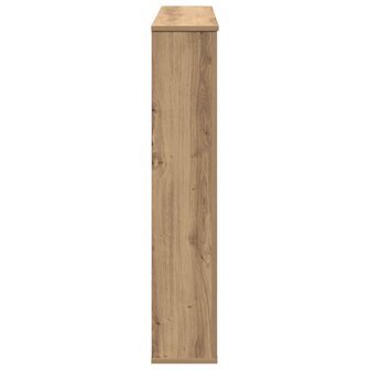 Haardombouw 100x20x100 cm bewerkt hout artisanaal eikenkleurig 5