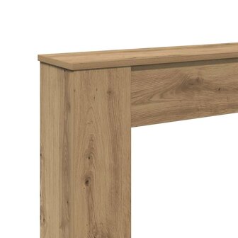 Haardombouw 100x20x100 cm bewerkt hout artisanaal eikenkleurig 7