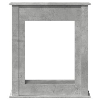 Haardombouw 75x20x87,5 cm bewerkt hout betongrijs 4