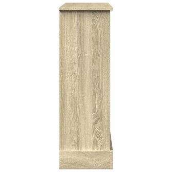 Haardombouw 90x30x90 cm bewerkt hout sonoma eikenkleurig 5