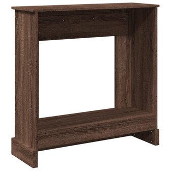 Haardombouw 90x30x90 cm bewerkt hout bruin eikenkleurig 6
