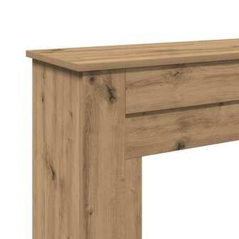 Haardombouw 90x30x90 cm bewerkt hout artisanaal eikenkleurig 7
