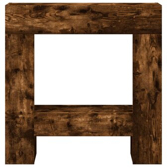 Haardombouw 81x18x82 cm bewerkt hout gerookt eikenkleurig 4