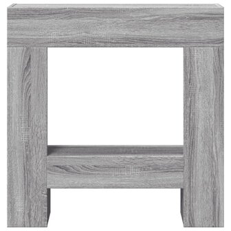 Haardombouw 81x18x82 cm bewerkt hout grijs sonoma eikenkleur 4