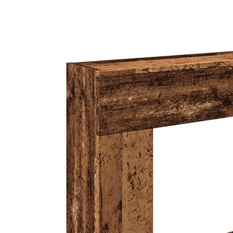 Haardombouw 81x18x82 cm bewerkt hout oud houtkleurig 7