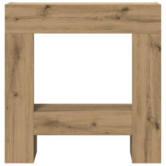 Haardombouw 81x18x82 cm bewerkt hout artisanaal eikenkleurig 4