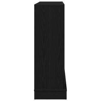 Haardombouw 100x30x87,5 cm spaanplaat zwart eikenkleurig 6