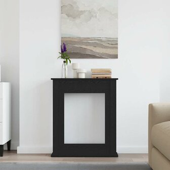 Haardombouw Zwarte Eiken 75x20x87,5 cm Engineered Wood 3