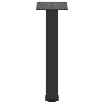 Salontafelpoten 4 st 42-44 cm staal zwart 6