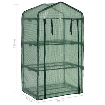 Minikas 3-laags 69x49x125 cm 8