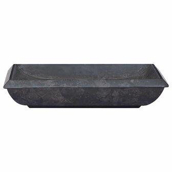 Gootsteen 50x35x10 cm marmer zwart 3