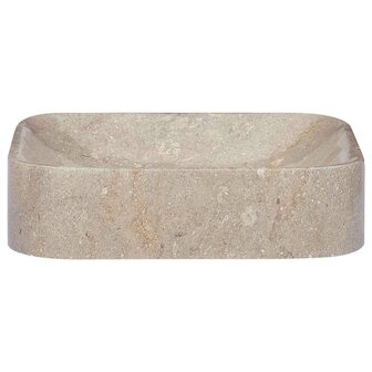 Gootsteen 40x40x10 cm marmer grijs 3