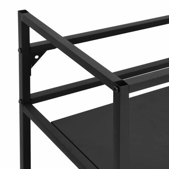 Wastafelframe 59x38x83 cm ijzer zwart 6
