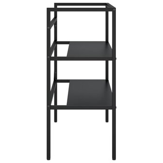 Wastafelframe 79x38x83 cm ijzer zwart 4