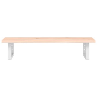 Badkamer wandschap staal en massief eikenhout  4