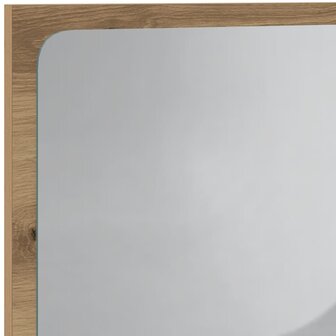 Badkamerspiegel met LED 60x8,5x38 cm artisanaal eikenkleurig 9