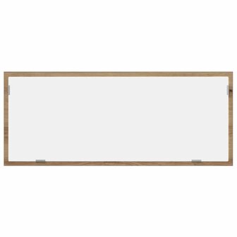 Badkamerspiegel LED 100x8,5x37 cm bewerkt hout artisanaal eiken 6