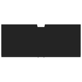 Wastafelkast 80x33x60 cm bewerkt hout zwart 9