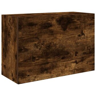 Badkamerwandkast 60x25x40 cm bewerkt hout gerookt eikenkleurig 2