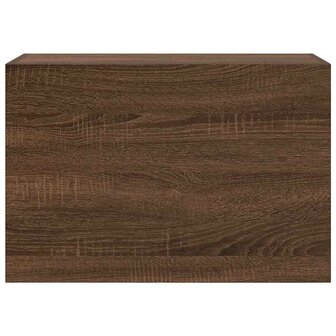 Badkamerwandkast 60x25x40 cm bewerkt hout bruin eikenkleur 6