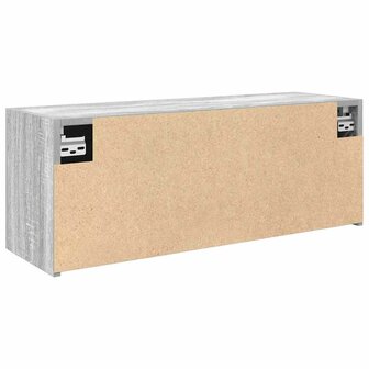 Badkamerwandkast 80x25x30 cm bewerkt hout grijs sonoma eiken 8