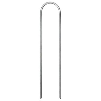 Grondharingen 50 st U-vormig 15x3,5 cm gegalvaniseerd staal 3