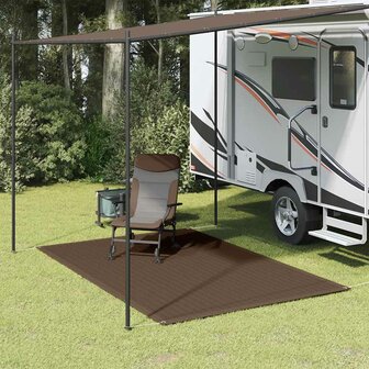 Tenttapijt 250x200 cm bruin 1