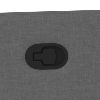 Massagestoel verstelbaar stof donkergrijs 9