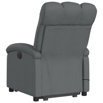 Sta-op-massagestoel verstelbaar stof donkergrijs 5