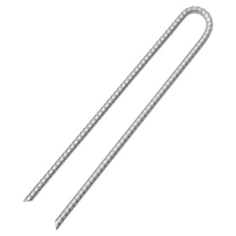 Tentharingen 12 st U-vormig &Oslash;12 mm 41,5 cm gegalvaniseerd staal 3